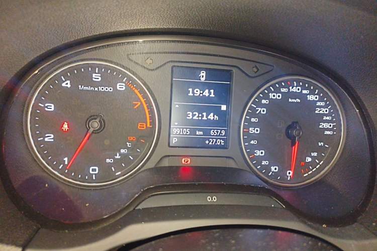 Used Audi A3 2015 Sportback 35 TFSI Millionth Anniversary Intelligent Leading Model Odometer Close Up