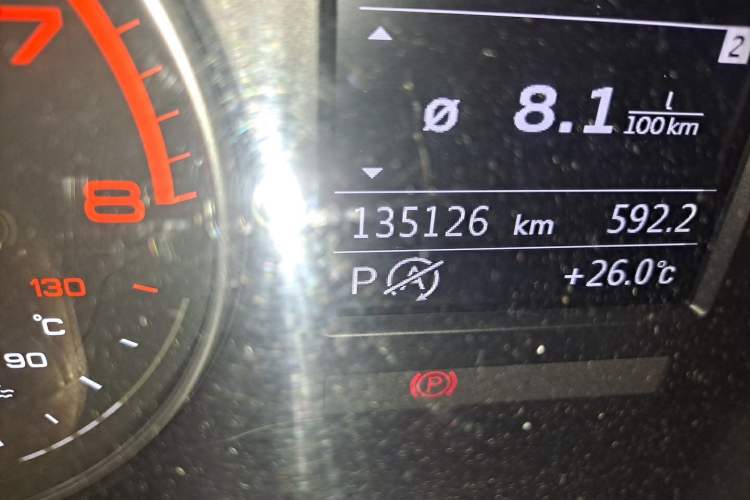 Used Audi A3 2015 Sportback 35 TFSI Millionth Anniversary Comfort Model Odometer Close Up