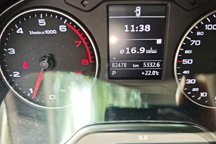 Used Audi A3 2015 Limousine 35 TFSI Millionth Anniversary Comfort Model Odometer Close Up