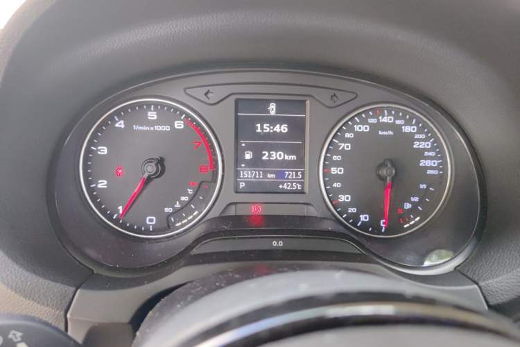Used Audi A3 2015 Sportback 35 TFSI Millionth Anniversary Comfort Model Odometer Close Up