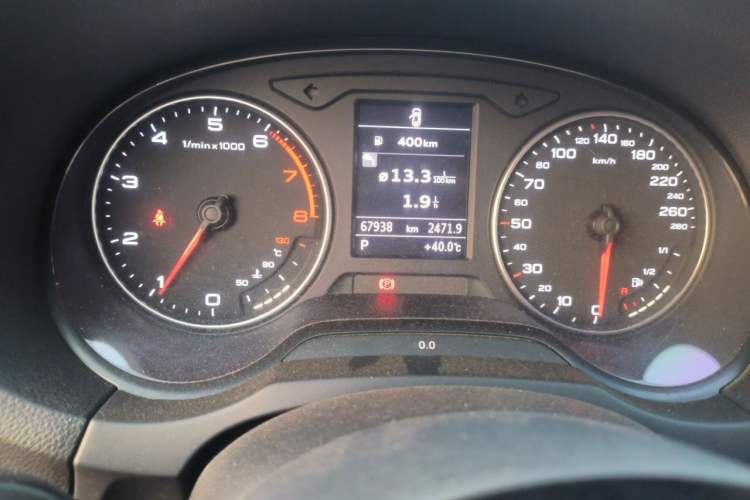 Used Audi A3 2015 Limousine 35 TFSI Millionth Anniversary Comfort Model Odometer Close Up