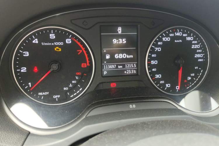 Used Audi A3 2015 Sportback 35 TFSI Millionth Anniversary Comfort Model Odometer Close Up