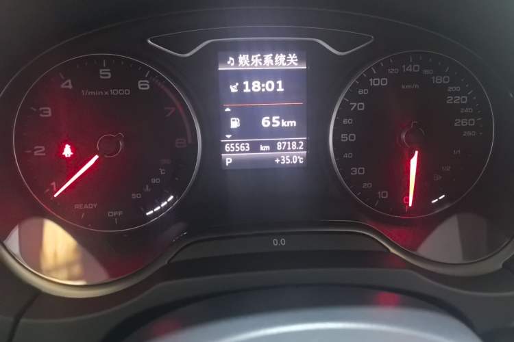 Used Audi A3 2015 Cabriolet 40 TFSI Odometer Close Up