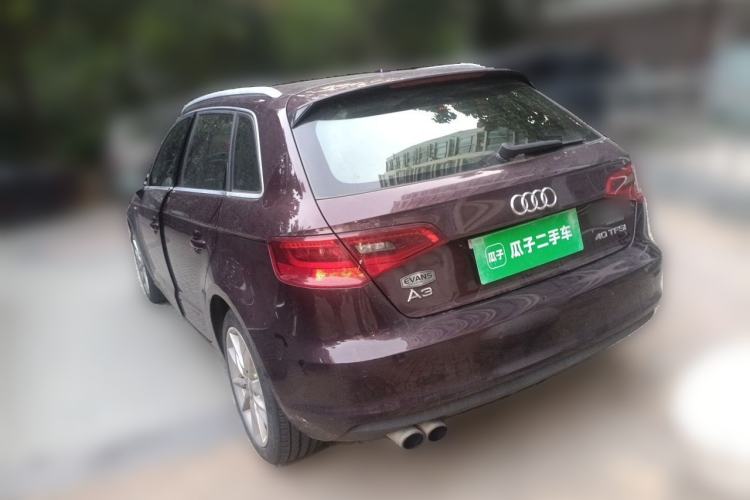 Used Audi A3 2015 Sportback 40 TFSI Automatic Comfort Model Rear Left 45 Deg