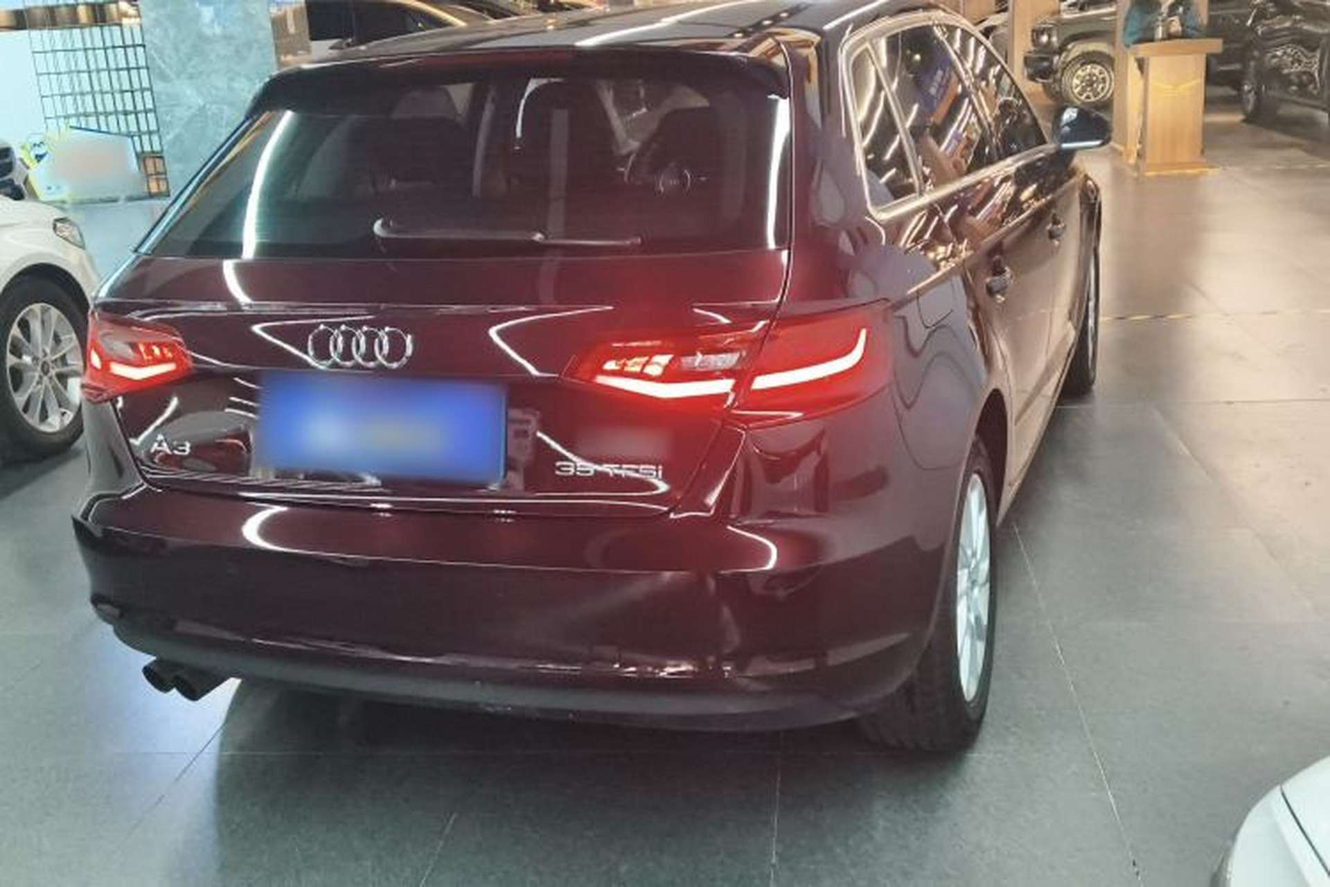 Used Audi A3 2015 Sportback 35 TFSI Millionth Anniversary Intelligent Leading Model Rear Right 45 Deg