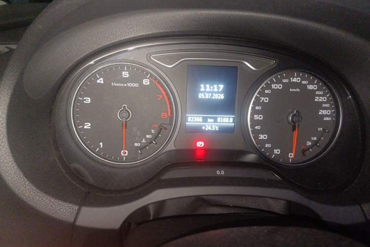 Used Audi A3 2015 Sportback 40 TFSI Automatic Comfort Model Odometer Close Up
