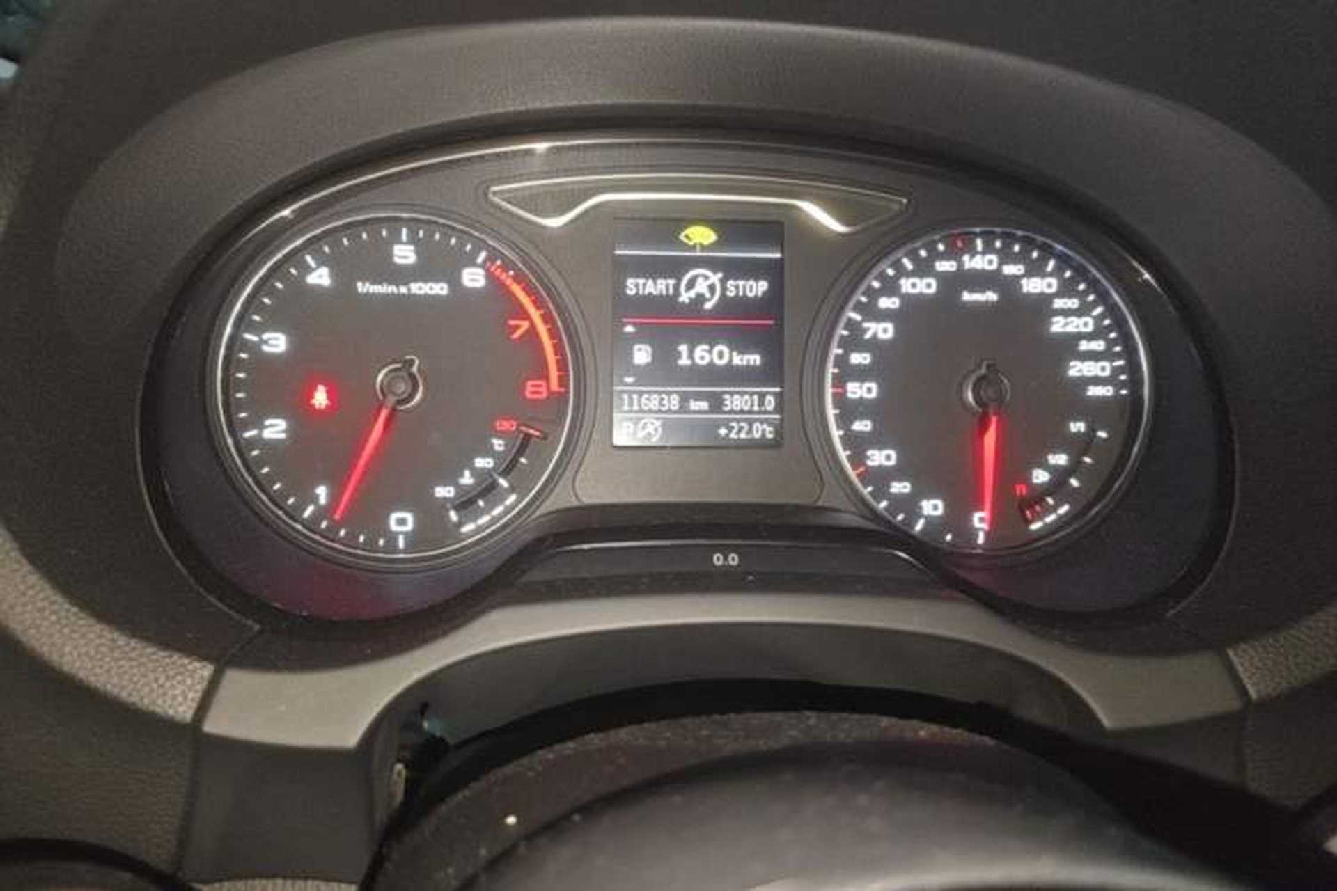 Used Audi A3 2015 Sportback 40 TFSI Automatic Comfort Model Instrument Cluster