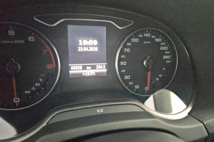 Used Audi A3 2015 Limousine 40 TFSI Automatic Comfort Model Odometer Close Up