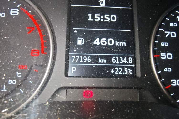 Used Audi A3 2015 Limousine 35 TFSI Millionth Anniversary Intelligent Leading Model Odometer Close Up