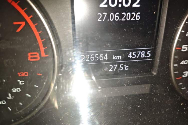 Used Audi A3 2015 Limousine 35 TFSI Millionth Anniversary Comfort Model Odometer Close Up