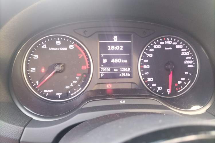 Used Audi A3 2015 Limousine 35 TFSI Millionth Anniversary Comfort Model Odometer Close Up