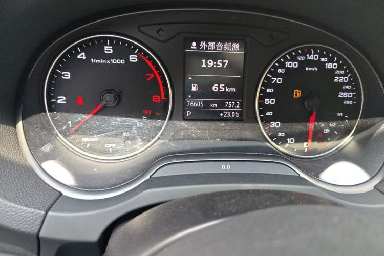 Used Audi A3 2015 Limousine 35 TFSI Millionth Anniversary Comfort Model Odometer Close Up