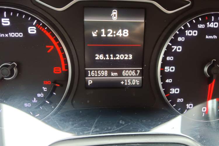 Used Audi A3 2015 Sportback 45 TFSI S line sports model Odometer Close Up