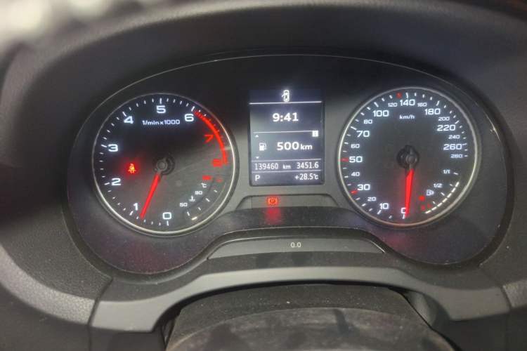 Used Audi A3 2015 Limousine 35 TFSI Millionth Anniversary Intelligent Leading Model Odometer Close Up