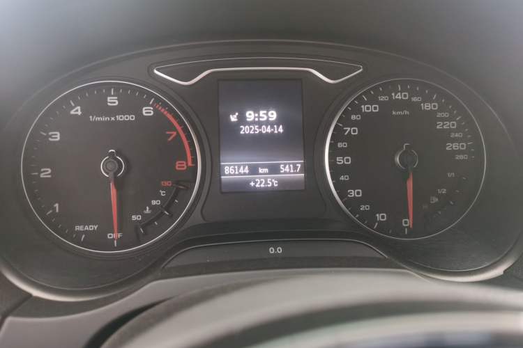 Used Audi A3 2015 Sportback 45 TFSI S line sports model Odometer Close Up