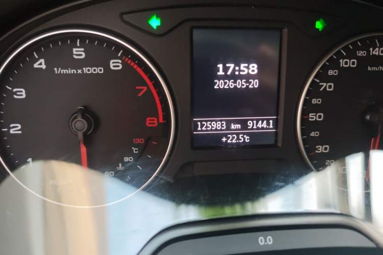 Used Audi A3 2015 Limousine 35 TFSI Millionth Anniversary Comfort Model Odometer Close Up