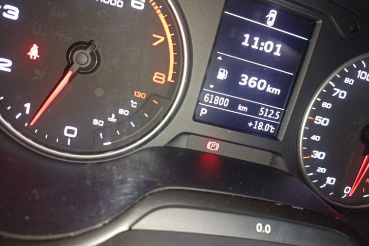 Used Audi A3 2015 Limousine 35 TFSI Millionth Anniversary Comfort Model Odometer Close Up