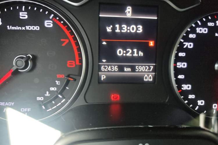 Used Audi A3 2015 Cabriolet 40 TFSI Odometer Close Up