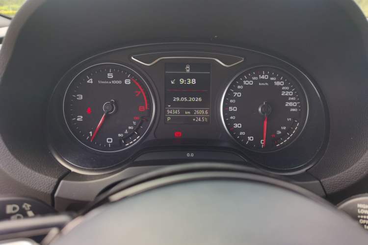 Used Audi A3 2015 Cabriolet 40 TFSI Odometer Close Up