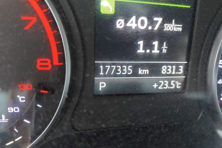 Used Audi A3 2015 Cabriolet 40 TFSI Odometer Close Up