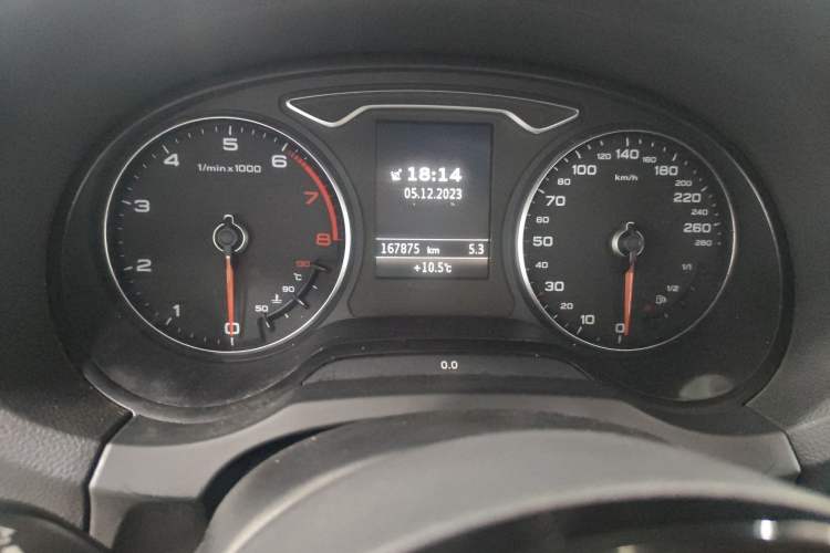 Used Audi A3 2015 Cabriolet 40 TFSI Odometer Close Up