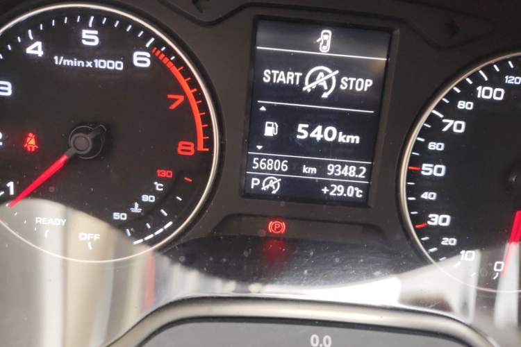 Used Audi A3 2015 Limousine 35 TFSI Millionth Anniversary Comfort Model Odometer Close Up