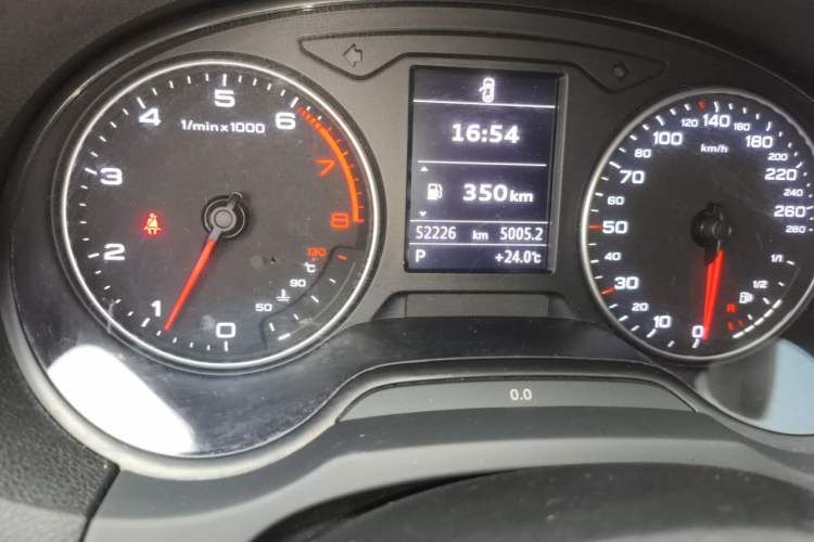 Used Audi A3 2015 Sportback 35 TFSI Millionth Anniversary Comfort Model Odometer Close Up