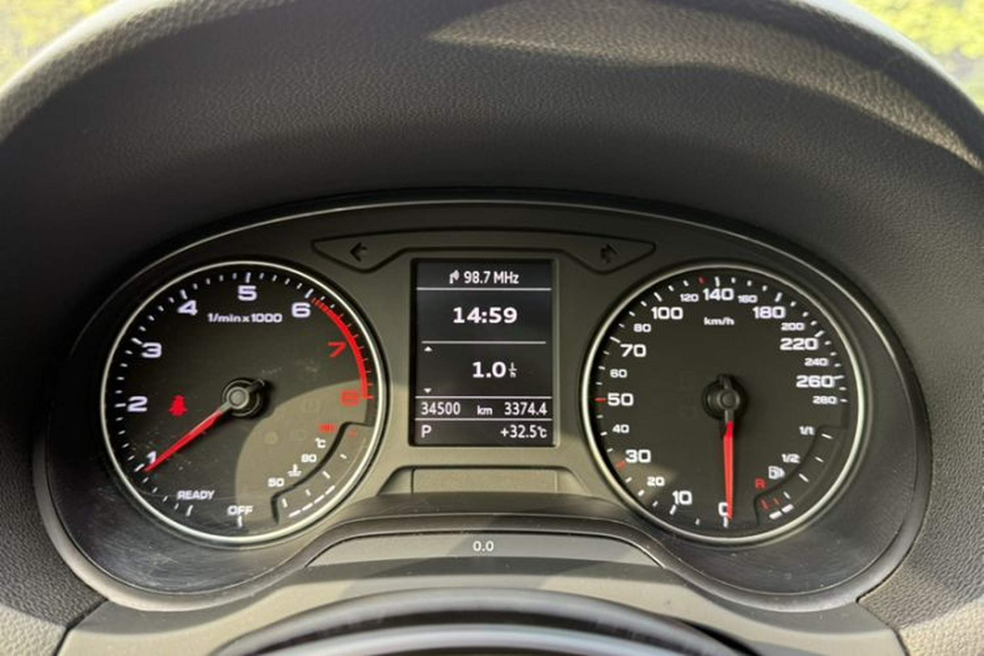 Used Audi A3 2016 Sportback 35 TFSI Ambition Odometer Close Up