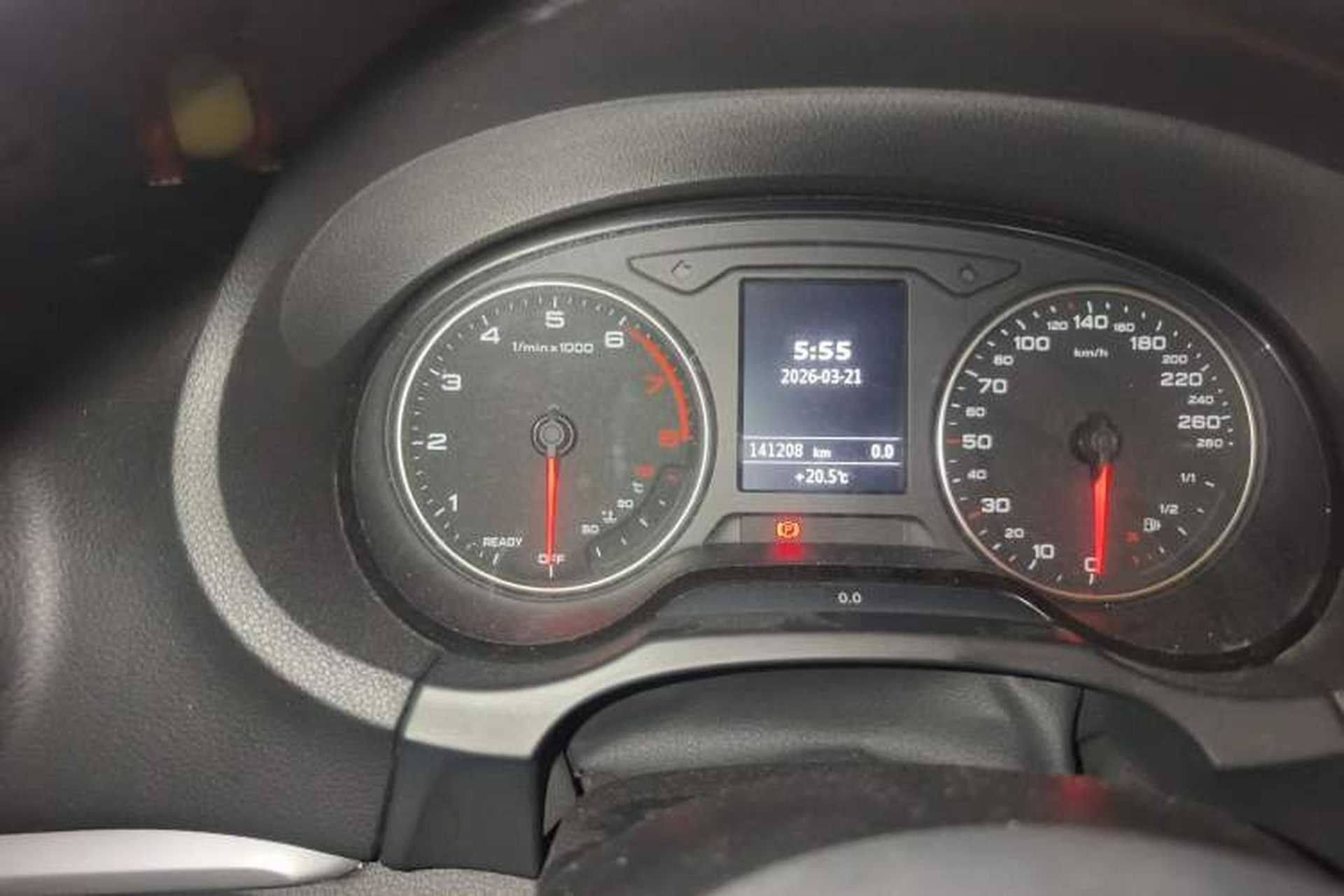 Used Audi A3 2016 Limousine 35 TFSI Ambition Edition Odometer Close Up