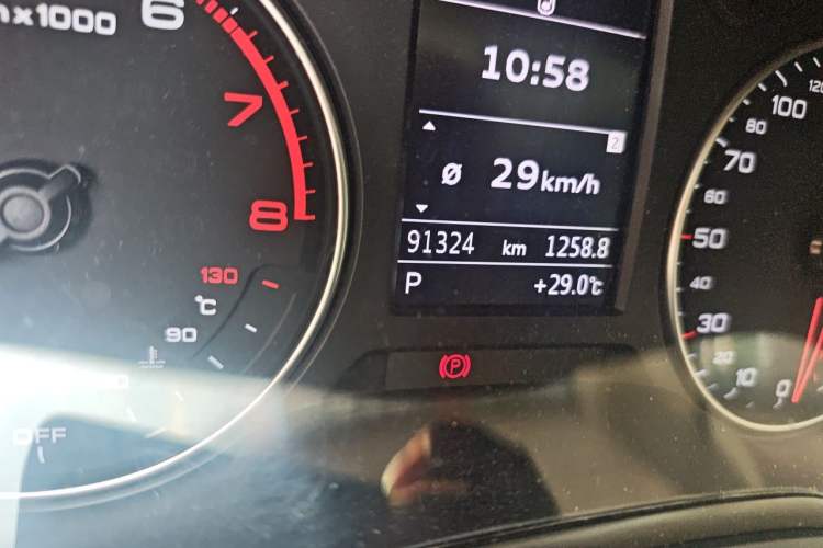 Used Audi A3 2016 Sportback 35 TFSI Ambition Odometer Close Up