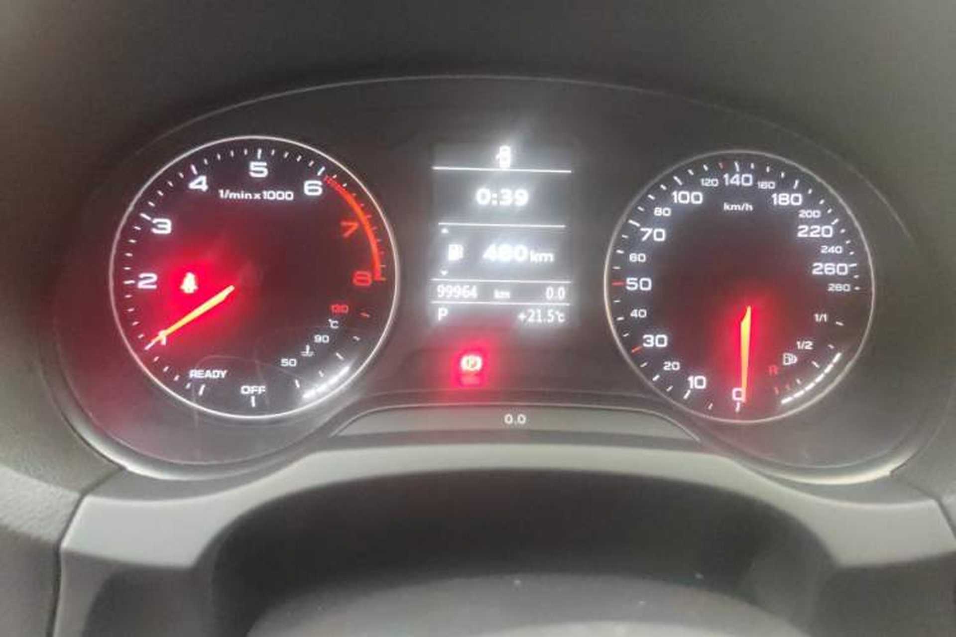Used Audi A3 2016 Sportback 35 TFSI Ambition Edition Odometer Close Up