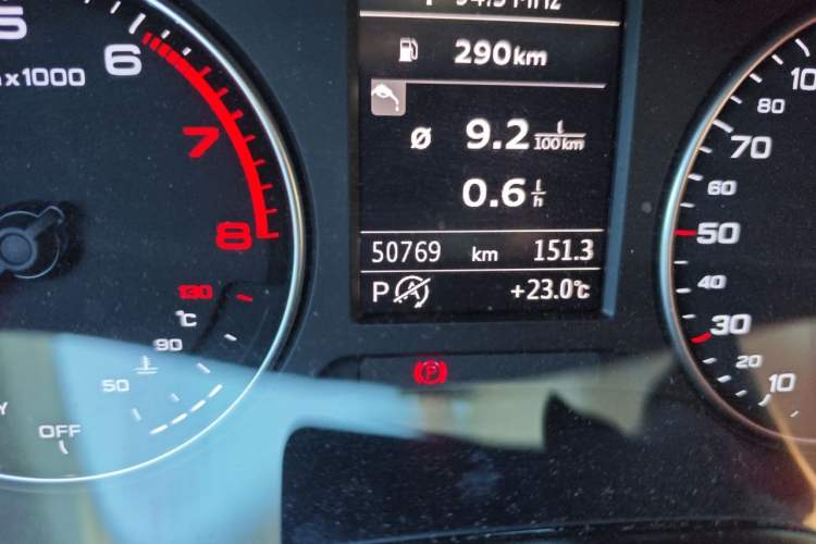 Used Audi A3 2016 Sportback 35 TFSI Ambition Edition Odometer Close Up
