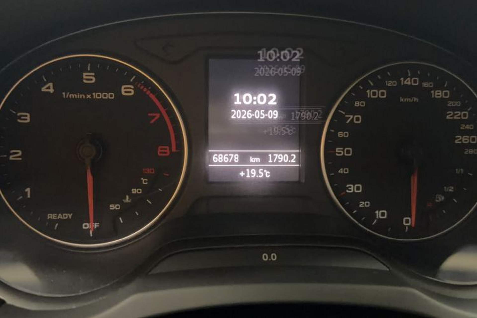 Used Audi A3 2016 Limousine 35 TFSI Prestige Edition Odometer Close Up
