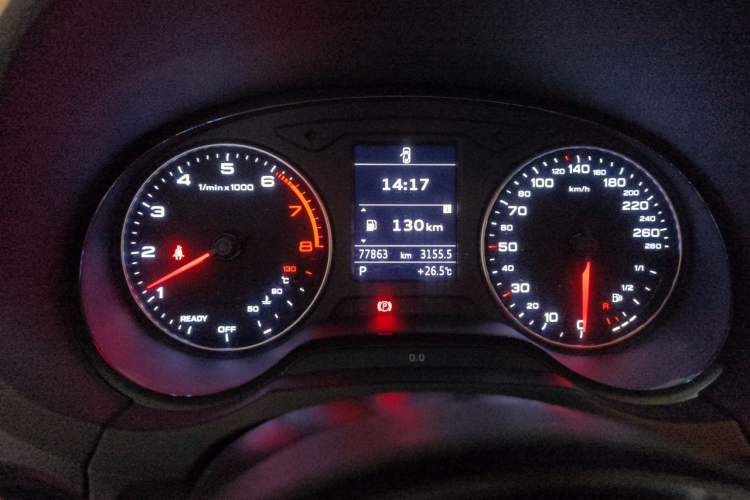 Used Audi A3 2016 Sportback 35 TFSI Ambition Edition Odometer Close Up