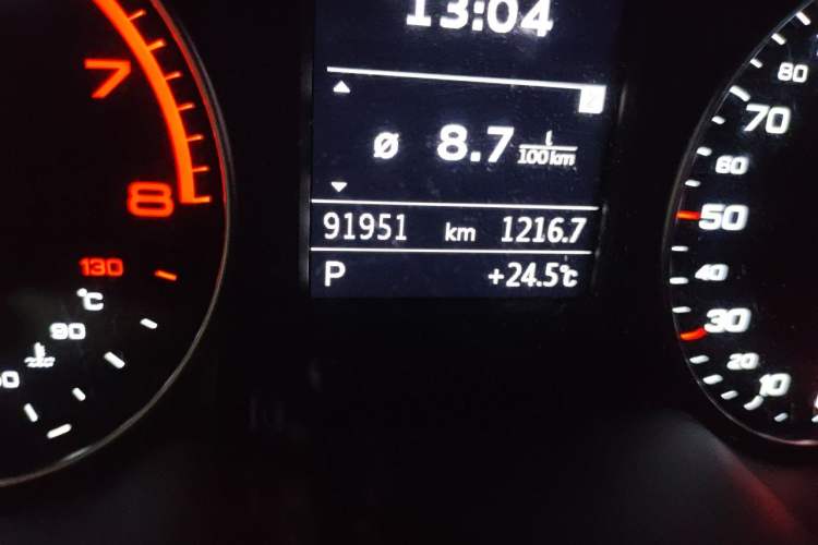 Used Audi A3 2016 Sportback 35 TFSI Style Edition Odometer Close Up