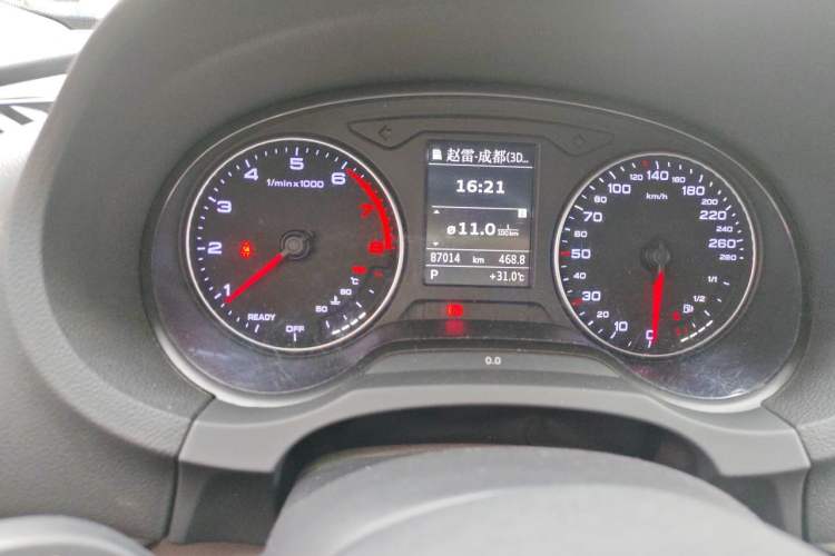 Used Audi A3 2016 Sportback 35 TFSI Ambition Edition Odometer Close Up