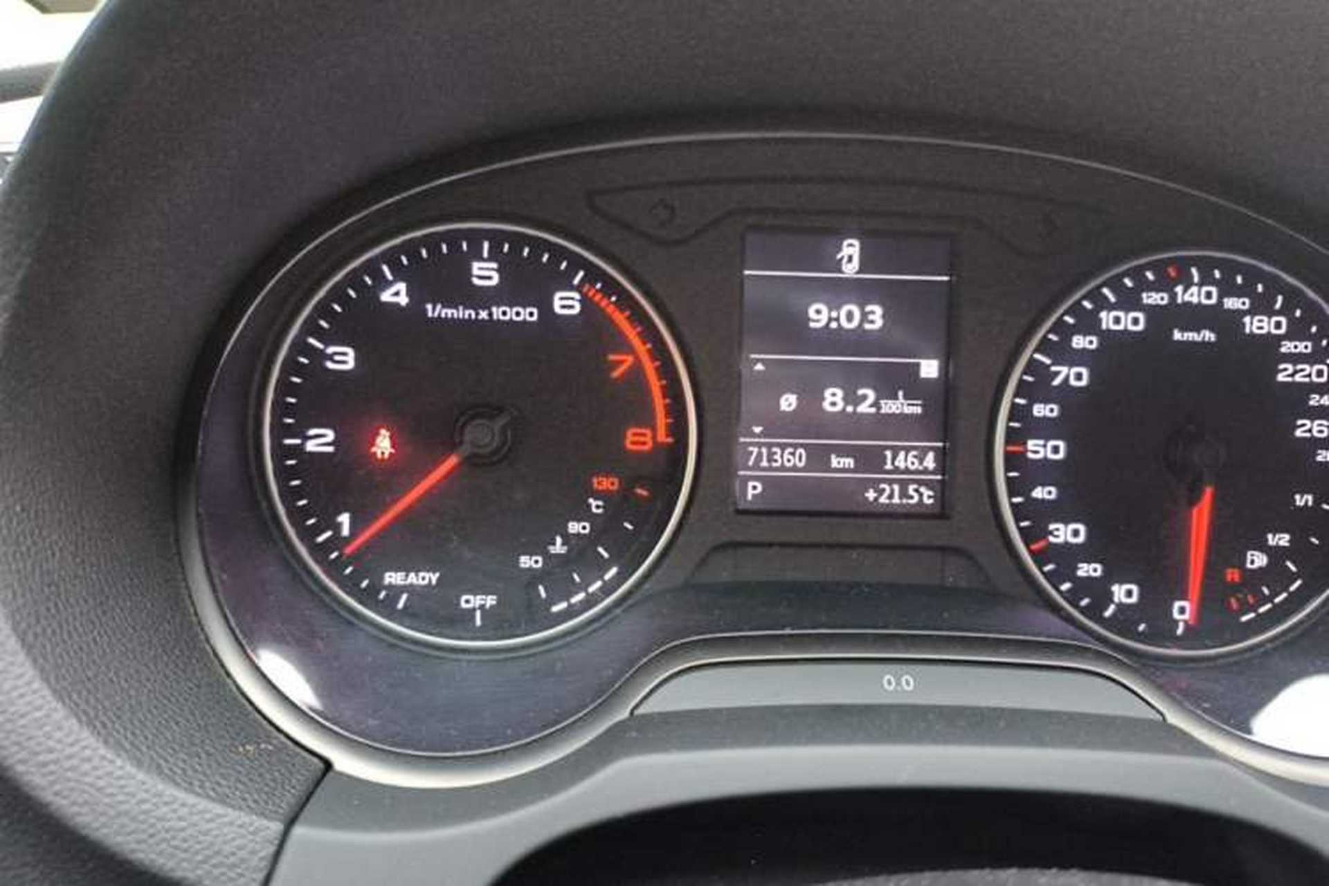 Used Audi A3 2016 Limousine 35 TFSI Ambition Edition Odometer Close Up