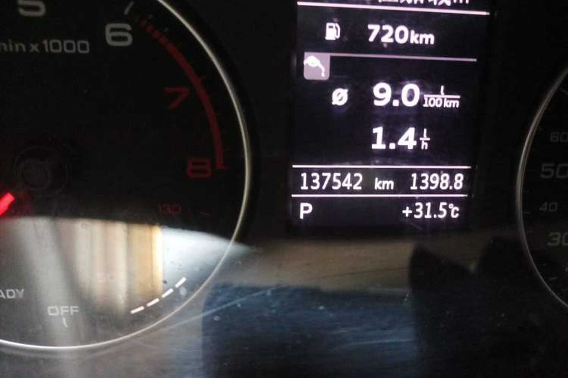 Used Audi A3 2016 Limousine 35 TFSI Style Edition Odometer Close Up