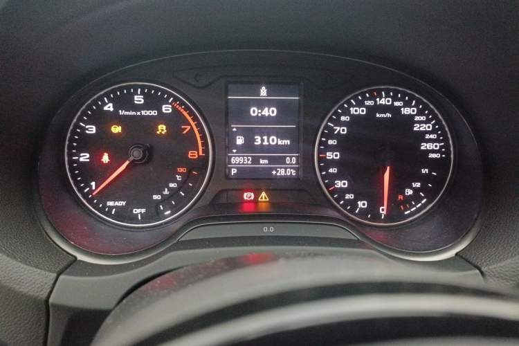 Used Audi A3 2016 Limousine 35 TFSI Prestige Edition Odometer Close Up