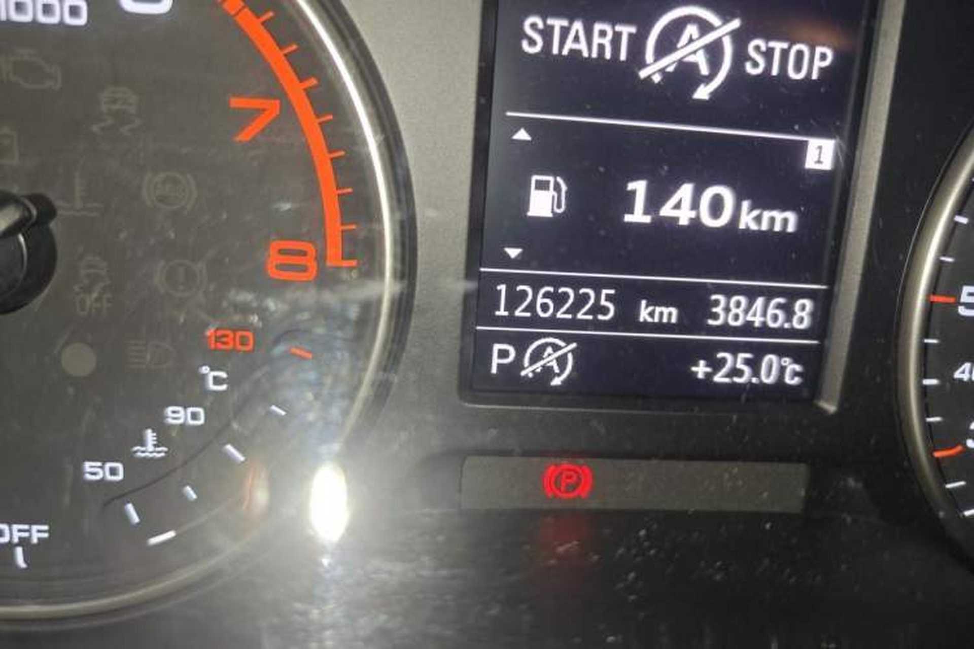 Used Audi A3 2016 Limousine 35 TFSI Ambition Edition Odometer Close Up