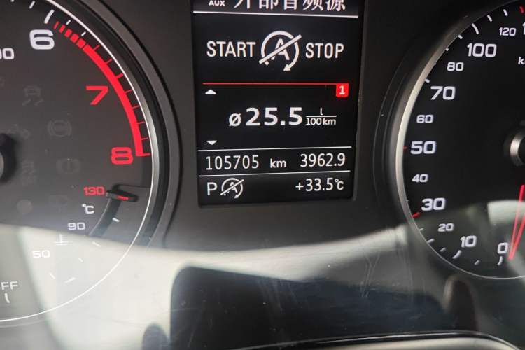 Used Audi A3 2016 Limousine 35 TFSI Ambition Edition Odometer Close Up