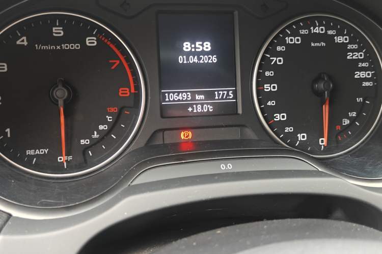 Used Audi A3 2016 Limousine 35 TFSI Prestige Edition Odometer Close Up