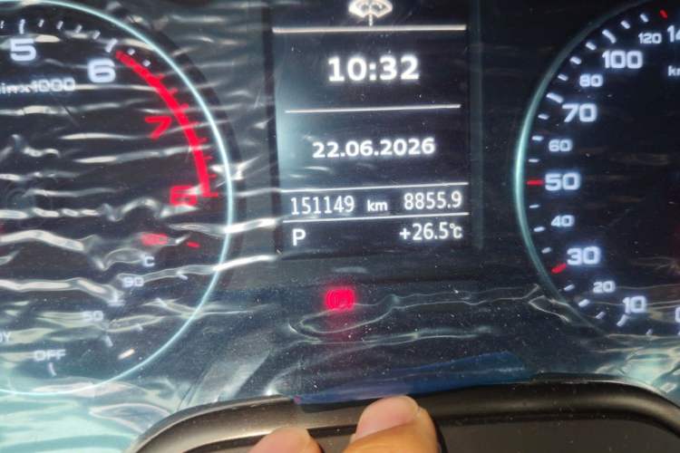 Used Audi A3 2016 Sportback 35 TFSI Style Edition Odometer Close Up