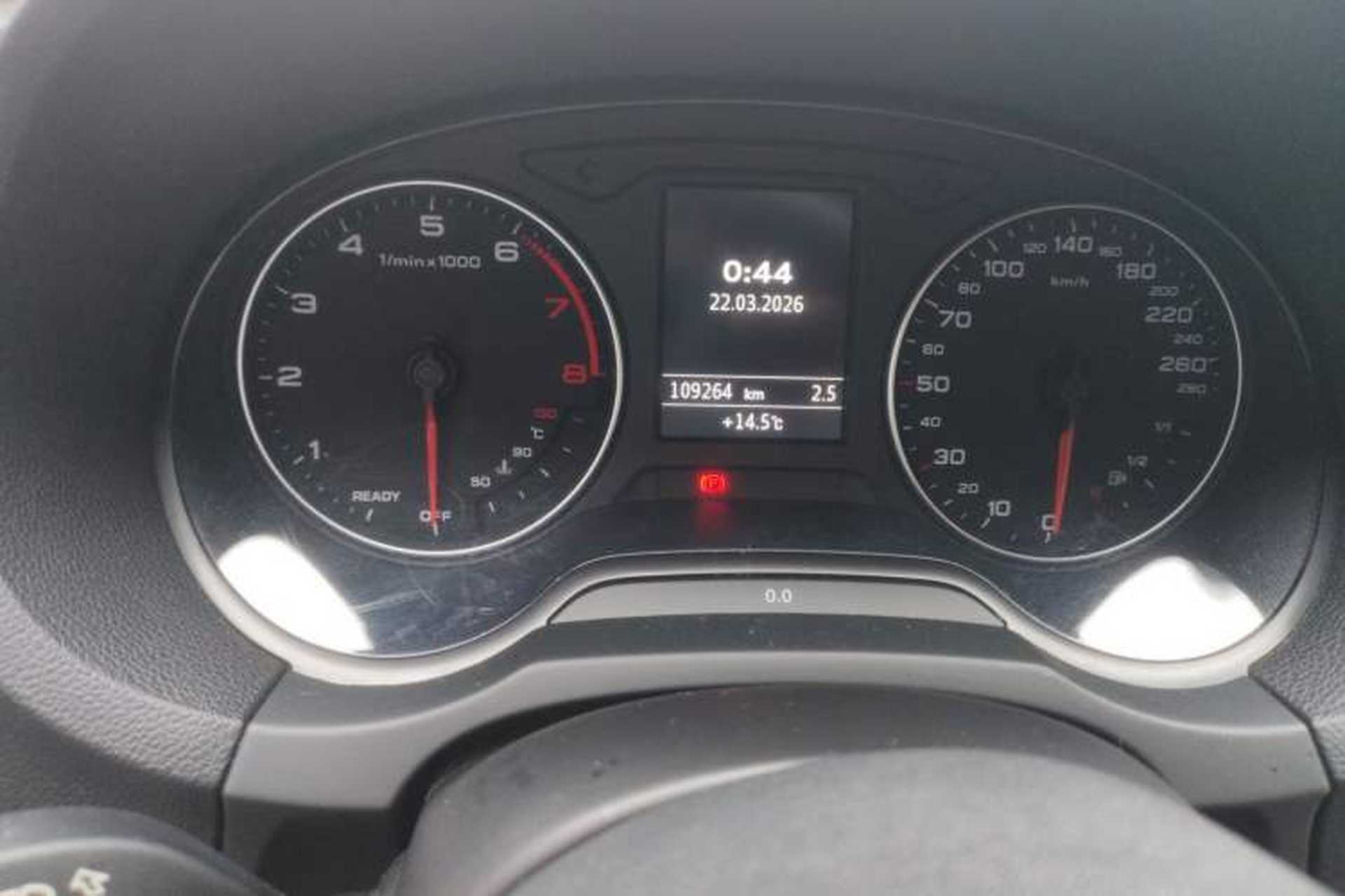 Used Audi A3 2016 Sportback 35 TFSI Ambition Edition Odometer Close Up