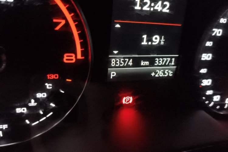 Used Audi A3 2016 Sportback 40 TFSI Style Edition Odometer Close Up