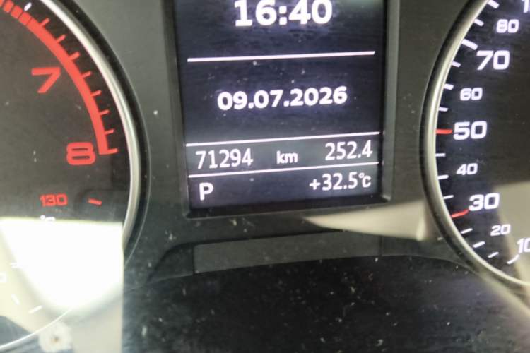 Used Audi A3 2016 Limousine 35 TFSI Prestige Edition Odometer Close Up