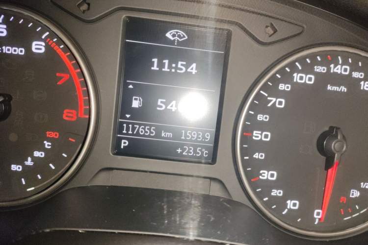Used Audi A3 2016 Limousine 35 TFSI Prestige Edition Odometer Close Up