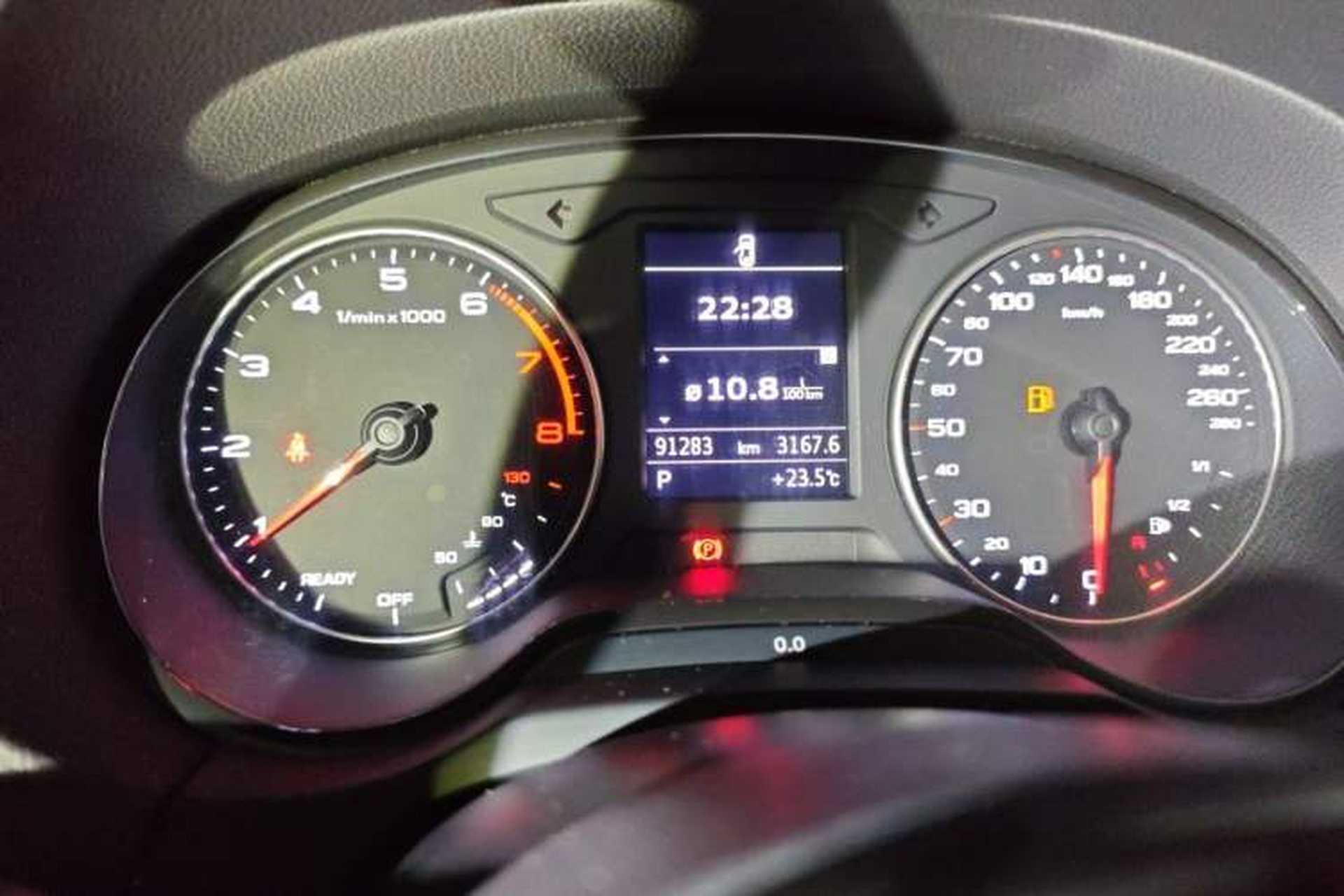 Used Audi A3 2016 Sportback 35 TFSI Ambition Edition Odometer Close Up