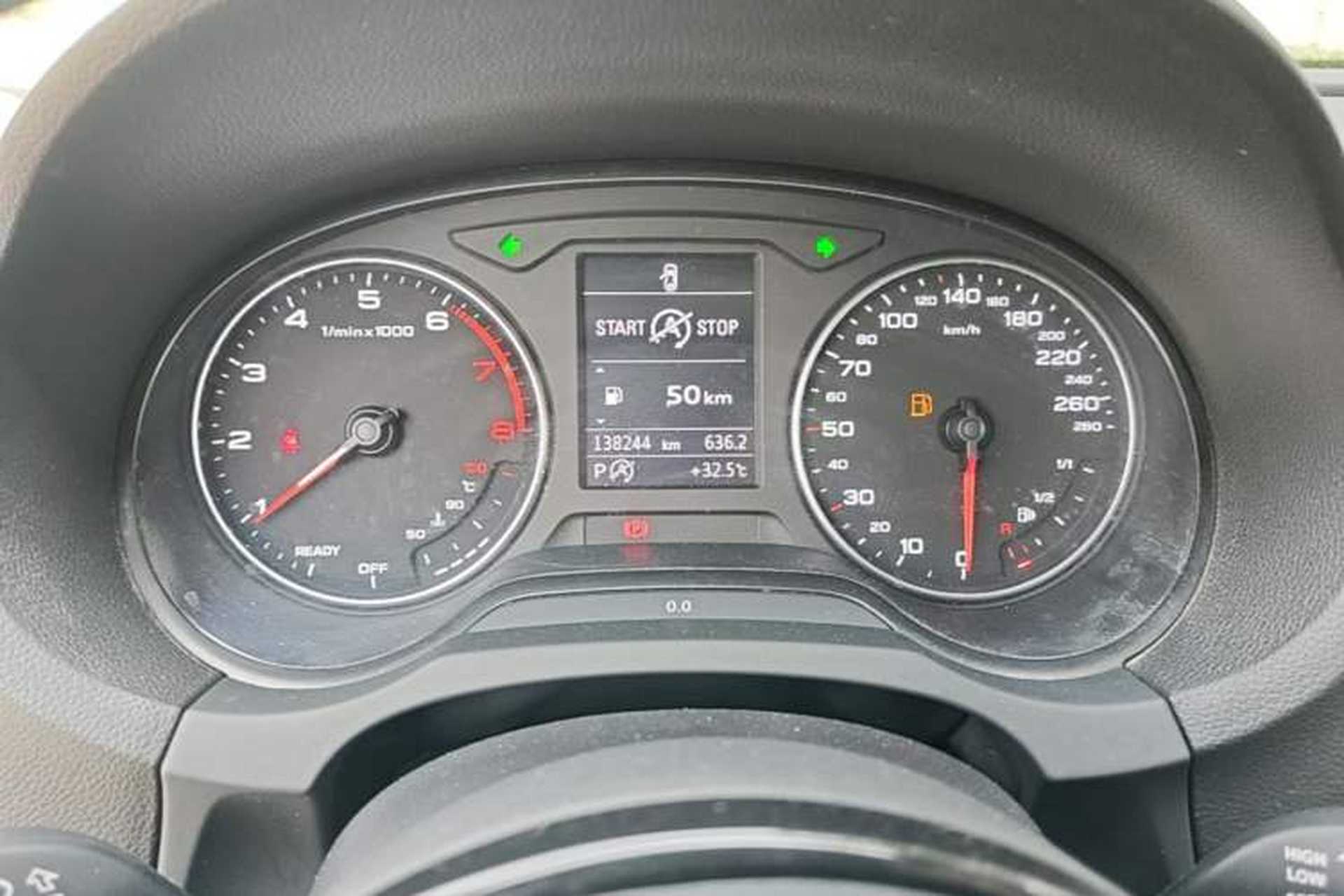 Used Audi A3 2016 Sportback 35 TFSI Style Edition Odometer Close Up