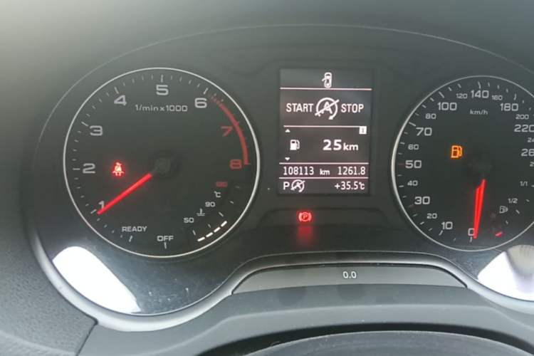 Used Audi A3 2016 Limousine 35 TFSI Ambition Edition Odometer Close Up